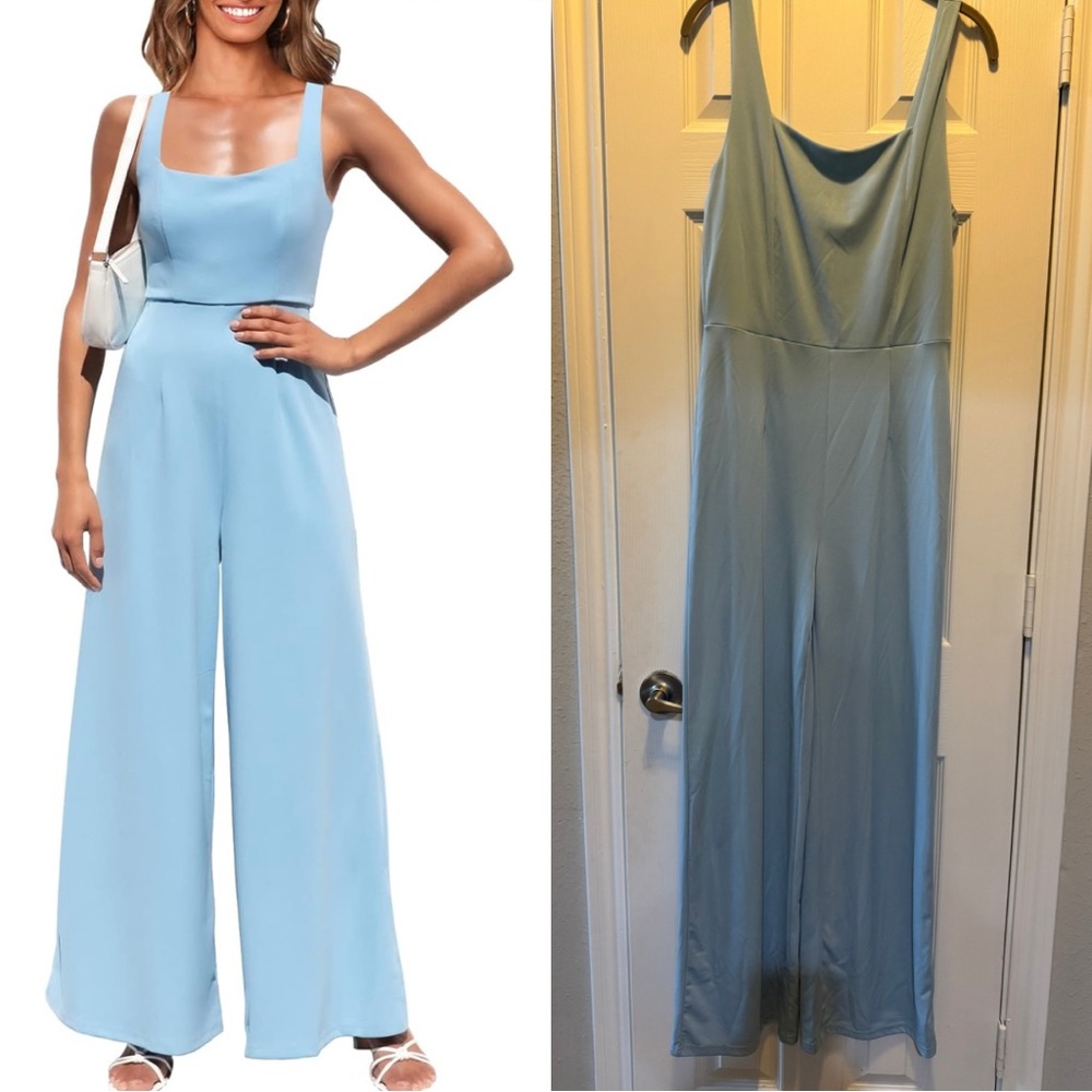 💙 Stylish Fixmatti High-Waist Jumpsuit – Size Medium 💙